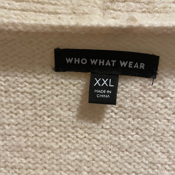 Who What Wear: Color Block Cardigan, XXL - Picture 4 of 4